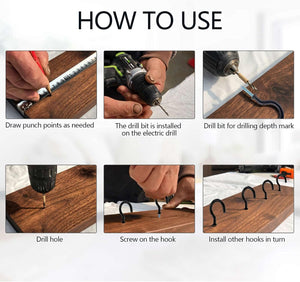 36PCS Metal Ceiling Hooks 1-1/4 Inch Multipurpose Vinyl Coated Screw-In Wall Hooks for Hanging Plants, Cups, Utensils, Lights and Stuff Great for Indoor & Outdoor Use