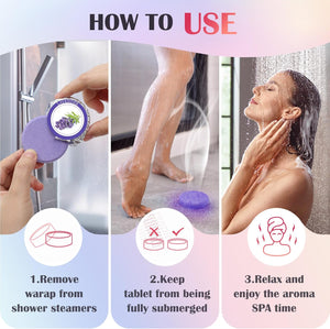 Gifts for Women: Shower Steamers Aromatherapy, Birthday Gifts for Women, Mum, Nanny, Girls, Teen SPA Stress Relief Bath Bombs Set Christmas Stocking Fillers Advent Calendar 2025 (8 Scents)