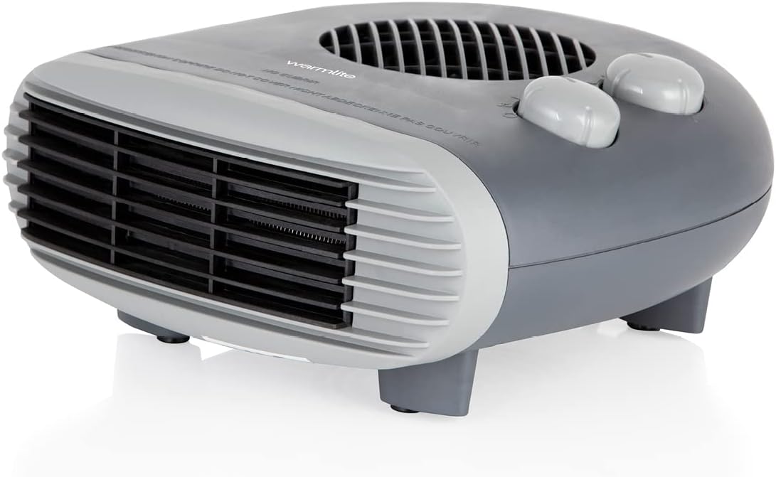 WL44002 Thermo Fan Heater with 2 Heat Settings and Overheat Protection, 2000W, White