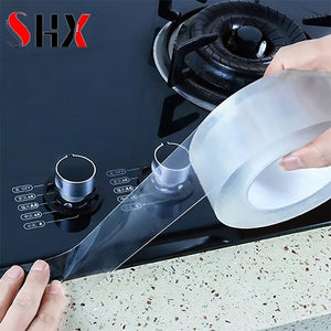 Nano Tape Kitchen Bathroom Shower Waterproof Mould Proof Tape Sink Bath Sealing Strip Tape Self Adhesive Waterproof Adhesive