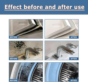 Household Stain Removing Gel 100Ml,Mould Stain Cleaner Gel,Washing Machine Cleaner for Washing Grout,Tile,Refrigerator,Windows,Bathroom,Kitchen Sink Stain,Bathroom Tile Grout Renewer,Kitchen Cleaner