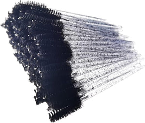 50 Pcs Eyelash Mascara Brushes, Wands Applicator Eyebrow Brush Makeup Kit, Eyebrow Castor Oil Brush Makeup Tool