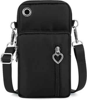 Small Crossbody Bags Mobile Phone Wallet Bags with Large Capacity and Adjustable Shoulder Strap for Women Girl