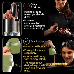 Kitchen Oil Spray 470 Ml | 2 in 1 Dispenser Oil Spray | Oil Spray Air Fryer | Oil Spray Sprayer | Oil Sprayer | Oil Spray | Oil Dispenser
