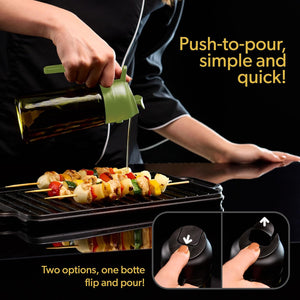 Kitchen Oil Spray 470 Ml | 2 in 1 Dispenser Oil Spray | Oil Spray Air Fryer | Oil Spray Sprayer | Oil Sprayer | Oil Spray | Oil Dispenser