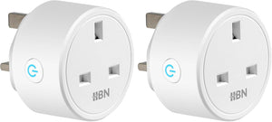 Smart Plug Wifi Socket Work with Alexa Echo and Google Home, Smart Timer Plug, No Hub Required, 2.4Ghz Only (13A/3120W,4 Pack)