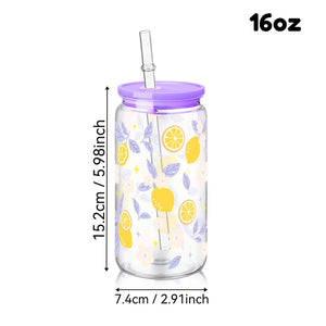16Oz Cute Bow Plastic Cup with Lid Bow Cherry Graffiti Pattern Water Bottle for Kitchen Coffee Straw Cups Beverage Juice Cups 