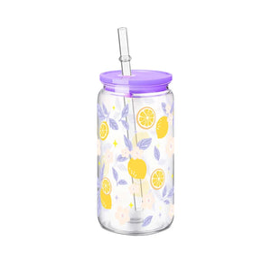 16Oz Cute Bow Plastic Cup with Lid Bow Cherry Graffiti Pattern Water Bottle for Kitchen Coffee Straw Cups Beverage Juice Cups 