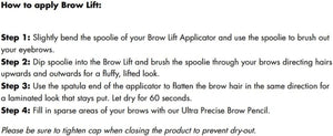 Brow Lift, Clear Eyebrow Shaping Wax for Holding Brows in Place, Creates a Fluffy Feathered Look