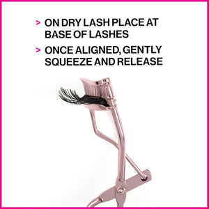 High on Lash, Eyelash Curler for Long Lasting Lifted Lashes, Bouncy and Soft Silicone Pad for a Safe No-Pinching, No-Pulling Experience, Travel-Friendly