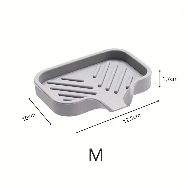 Kitchen Faucet Splash Pad Silicone Sink Faucet Splash Guard Mat Sponge Drain Rack Countertop Soap Tray for Bath Kitchen Gadgets