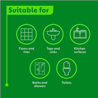 Citrus Surface Cleaner 2X4L - Multi-Purpose Antibacterial Disinfectant for Floors, Kitchen, Grease, Sinks - Powerful Household Cleaning Liquid