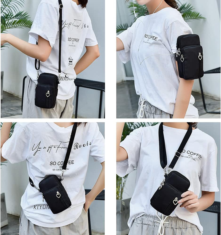 Small Crossbody Bags Mobile Phone Wallet Bags with Large Capacity and Adjustable Shoulder Strap for Women Girl
