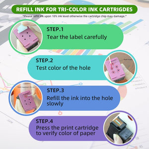 Universal Dye Refill Ink Kits Suit for Eposn Canon HP Brother Lexmark Samsung Dell Kodak Inkjet Printer Compatible Cartridges Refillable Cartridge CISS CIS System,4 Color Set (Bk,C,M,Y)*1,400Ml