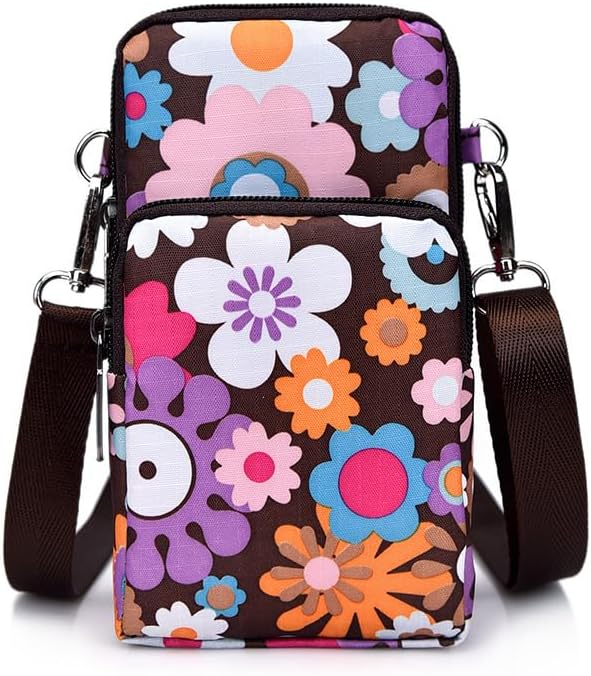 Small Crossbody Bags Mobile Phone Wallet Bags with Large Capacity and Adjustable Shoulder Strap for Women Girl