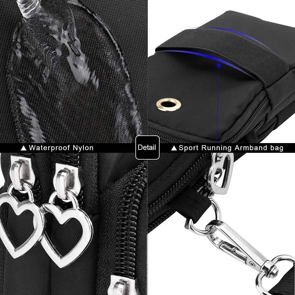 Small Crossbody Bags Mobile Phone Wallet Bags with Large Capacity and Adjustable Shoulder Strap for Women Girl