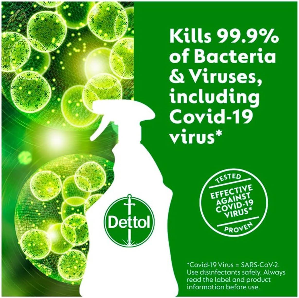 Antibacterial Surface Cleaning Spray, Lime and Mint, 750 Ml (Pack of 1) (Packaging May Vary)