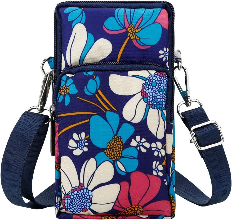 Small Crossbody Bags Mobile Phone Wallet Bags with Large Capacity and Adjustable Shoulder Strap for Women Girl