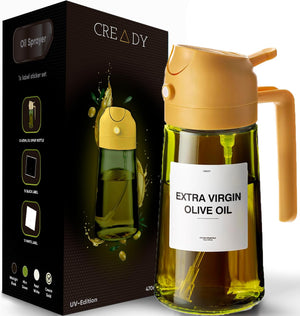 Kitchen Oil Spray 470 Ml | 2 in 1 Dispenser Oil Spray | Oil Spray Air Fryer | Oil Spray Sprayer | Oil Sprayer | Oil Spray | Oil Dispenser