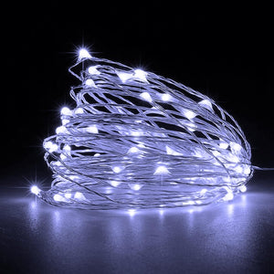 Fairy Lights, 50 LED Battery Operated String Lights Copper Wire Light for Indoor Outdoor Lighting, Bedroom, Wedding Decor, Party, Christmas, Tree Decoration(5M/16Ft,Warmwhite)