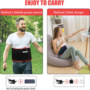 Red Light Pad for Body-105Pcs LED 660Nm Red Light and 850Nm near Infrared Light Devices Wearable Wrap,Ideal Gift for Women,Men