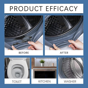 Household Stain Removing Gel 100Ml,Mould Stain Cleaner Gel,Washing Machine Cleaner for Washing Grout,Tile,Refrigerator,Windows,Bathroom,Kitchen Sink Stain,Bathroom Tile Grout Renewer,Kitchen Cleaner