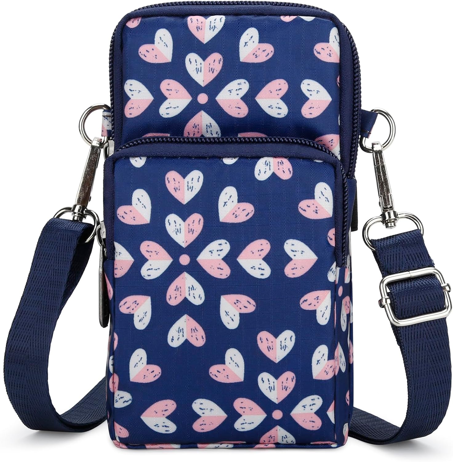 Small Crossbody Bags Mobile Phone Wallet Bags with Large Capacity and Adjustable Shoulder Strap for Women Girl