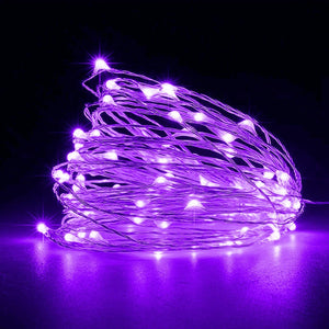 Fairy Lights, 50 LED Battery Operated String Lights Copper Wire Light for Indoor Outdoor Lighting, Bedroom, Wedding Decor, Party, Christmas, Tree Decoration(5M/16Ft,Warmwhite)