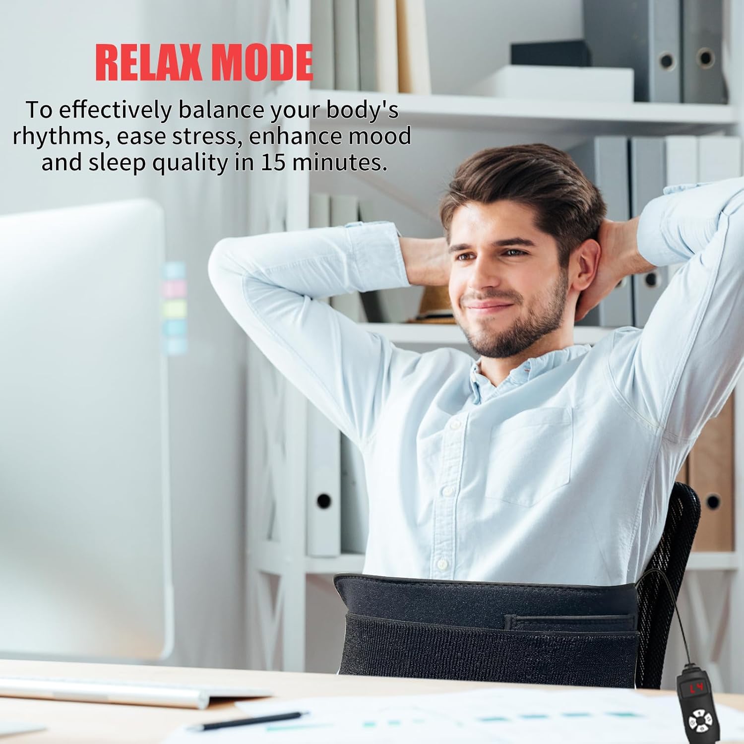 Red Light Pad for Body-105Pcs LED 660Nm Red Light and 850Nm near Infrared Light Devices Wearable Wrap,Ideal Gift for Women,Men