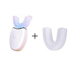 EzyBuy 360° U-Type Sonic Electric Toothbrush – Intelligent Hands-Free Automatic Toothbrush with Whitening Mode & USB Recharge