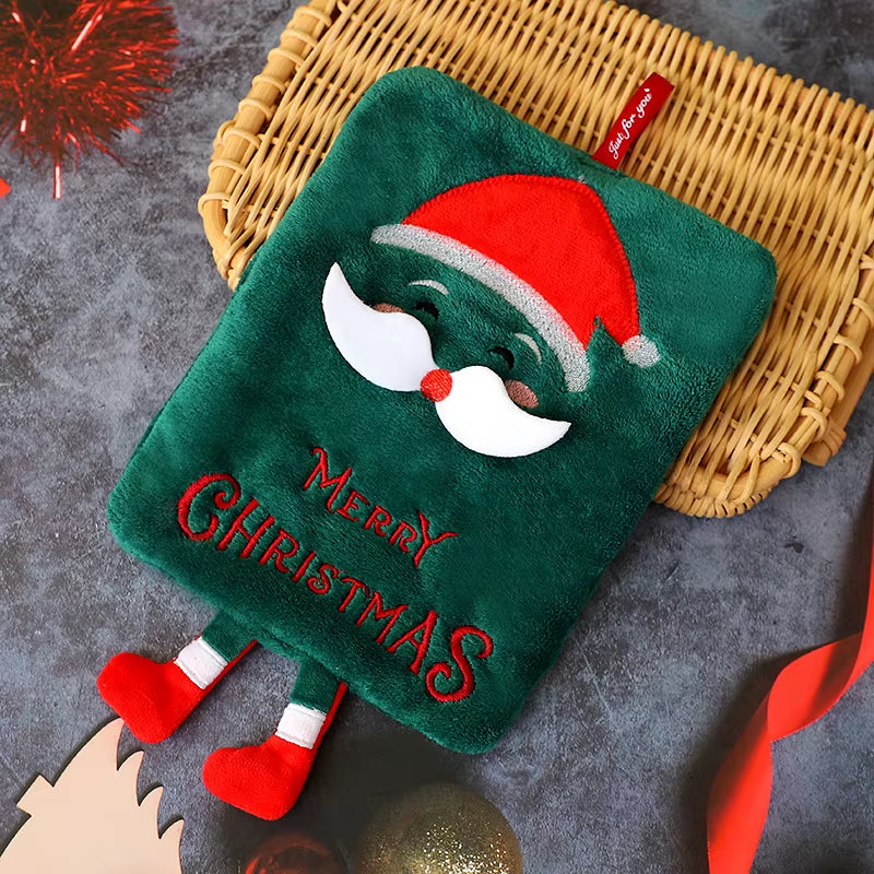 2026 Xmas Santa Claus Snowman Shape Towels Merry Christmas Hand Towel Thickened Absorbent Kitchen Hanging Towels Wipe Cloth