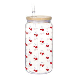 16Oz Cute Bow Plastic Cup with Lid Bow Cherry Graffiti Pattern Water Bottle for Kitchen Coffee Straw Cups Beverage Juice Cups ﻿