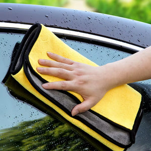 Professional Premium Microfiber Towel Thick Cleaning Cloth Drying Towel Absorbent Cleaning Double-Faced Plush Towels for Cars