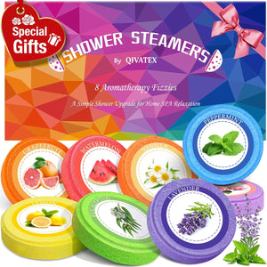 Gifts for Women: Shower Steamers Aromatherapy, Birthday Gifts for Women, Mum, Nanny, Girls, Teen SPA Stress Relief Bath Bombs Set Christmas Stocking Fillers Advent Calendar 2025 (8 Scents)