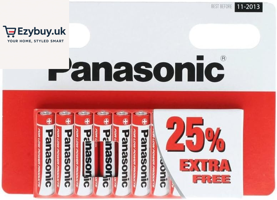AAA (1.5V) Zinc Carbon Batteries (Also Known as UM4, MN2400), 10 Count (Pack of 1)
